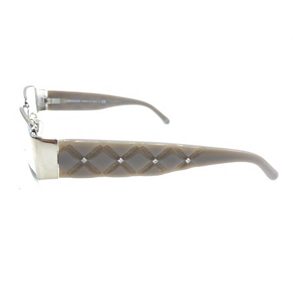 Versace MOD. 1153-B 1221 Gold Beige Rectangle Eyeglasses Frames 51-16 135 Italy - Picture 7 of 12